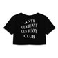 NOC GUN BUNNY CROP TEE //